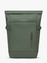 1 Compartment Backpack With 15" Laptop Sleeve Kapten and son Green essential color C