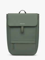 1 Compartment Backpack With 15" Laptop Sleeve Kapten and son Green essential color C