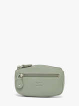 Leather Caviar Coin Purse Crinkles Green caviar 14036