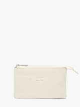 Leather Caviar Wallet Crinkles Beige caviar 14196