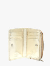 Wallet Leather Crinkles Gold caviar 14340-vue-porte