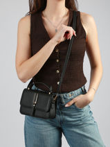 Sac Bandouli�re Grained Miniprix Noir grained 1036-vue-porte