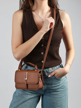 Crossbody Bag Grained Miniprix Brown grained 1036-vue-porte