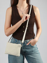 Shoulder Bag Beauty Miniprix White beauty S014-vue-porte