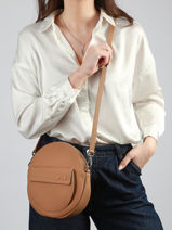 Leather Dorine Crossbody Bag Nathan baume Brown nathan 32PO-vue-porte