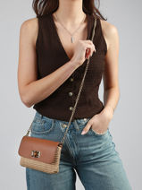 Shoulder Bag Capri Milano Brown capri CP25112-vue-porte