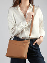 Leather Grenada Shoulder Bag Nathan baume Brown nathan 56-vue-porte