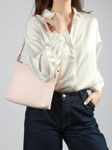Leather Grenada Shoulder Bag Nathan baume Pink nathan 56-vue-porte