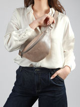 Leather Small Derby Glitter Belt Bag Nathan baume Brown n city 25GT-vue-porte