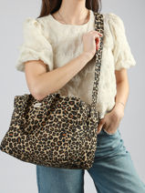 Recycled Cotton Sauval City Bag Rivedroite Brown forever wild SAUVAFOR-vue-porte