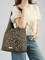 Shoulder Bag Richelieu Forever Wild Recycled Cotton Rivedroite Brown forever wild RICHEFOR-vue-porte