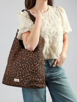 Recycled Cotton Richelieu Wild Tribe Hobo Bag Rivedroite Brown wild tribe RICHEWIL-vue-porte