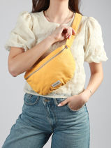 Recycled Coton Custine Belt Bag Rivedroite Yellow timeless CUSTITIM-vue-porte