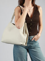 Shoulder Bag Dorine Laurent david White ld bags 70-vue-porte