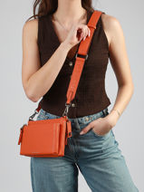 Sac Bandouli�re Est�e Laurent david Orange ld bags 90-vue-porte