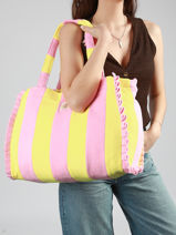 Zara Sponge Beach Bag Laurent david Multicolor ld bags 101-vue-porte