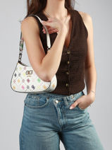 Shoulder Bag Emelie Logo Guess White emelie logo GM992818-vue-porte