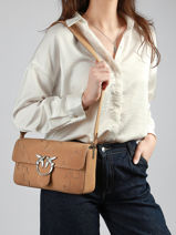 Shoulder Bag Love Bag Soft Pinko Brown love bag soft 6243A0F6-vue-porte