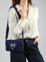 Shoulder Bag Love Bag Soft Pinko Blue love bag soft 6244A0F6-vue-porte