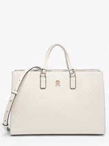 Sac Port� Main Th Daily Polyester Tommy hilfiger Beige th daily AW18418