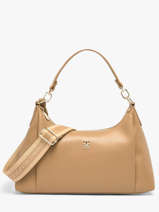 Sac Port� �paule Th Essential Polyester Tommy hilfiger Marron th essential AW18373