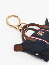 Porte-clefs Tommy hilfiger Bleu popette AW18564-vue-porte