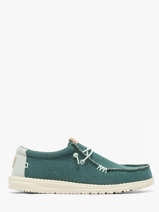 Moccasins Wally Braided Hey dude Green men 40003