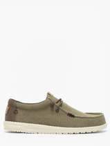 Mocassins Wally Braided Hey dude Vert men 40003