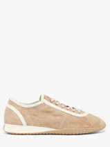 Sneakers In Leather Mam'zelle Beige women CSGLO37