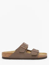 Slippers Birkenstock Brown men 151181