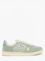 Sneakers In Leather Faguo Green men 26CG9202