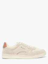 Sneakers In Leather Faguo Beige men 26CG9204