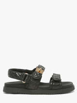 Sandals In Leather Steve madden Black women 11003792
