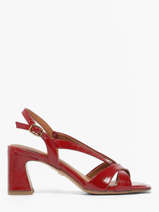 Sandales � Talon Tamaris Rouge women 46