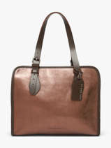 Sac Port� �paule Vintage Cuir Paul marius Marron vintage CABAS