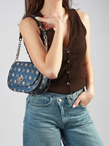 Crossbody Bag Emelie Logo Guess Blue emelie logo GP992820-vue-porte