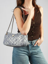 Shoulder Bag Giully Guess Blue giully DG967309-vue-porte