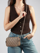 Shoulder Bag Noelle Guess Brown noelle BG967214-vue-porte