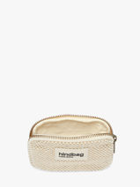 Coin Purse Hindbag Beige tressage TS-vue-porte