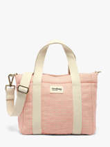 Sac � Main Tressage Coton Hindbag Rose tressage TS