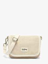 Shoulder Bag Tressage Cotton Hindbag Beige tressage TS