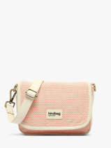 Shoulder Bag Tressage Cotton Hindbag Pink tressage TS