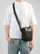 Crossbody Bag Hexagona Black travel light 2920107-vue-porte