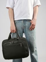 Business Bag With 15" Laptop Sleeve Samsonite Black evosight 153525-vue-porte