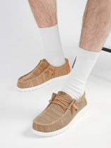 Moccasins Hey dude Brown men 41898-vue-porte
