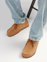 Chaussures Derbies En Cuir Birkenstock Marron men 1031546-vue-porte