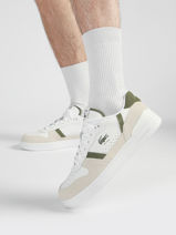 Sneakers En Cuir Lacoste Blanc men 1SMA0168-vue-porte