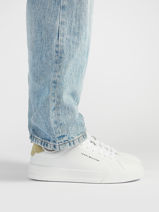 Sneakers En Cuir Tommy hilfiger Blanc men 536702X-vue-porte