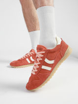 Sneakers In Leather Coolway Red men 8653807-vue-porte