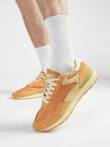 Sneakers In Leather Hoff Orange men 12602009-vue-porte